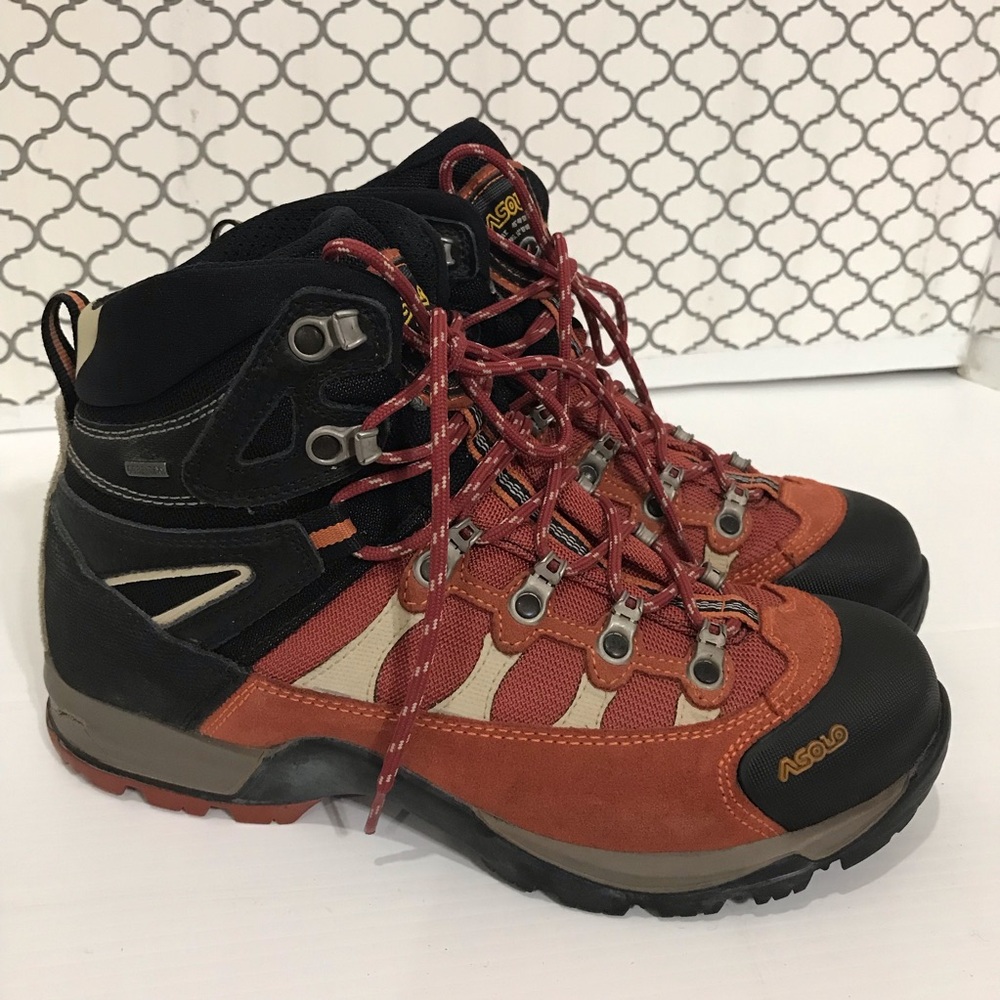 Asolo Hiking Boots Gore-Tex Multicolor Waterproof Outdoor Women’s Size 8.5